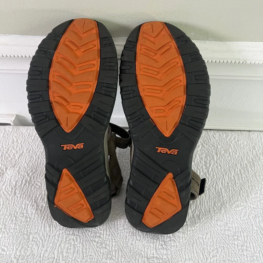 Teva Katavi 2 Sport Sandals 12 Mens Suede Strappy Hiking Brown 1002433 Outdoor